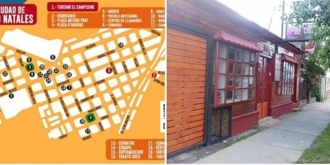 Hostal Traveltour El Campesino Пуерто Наталес Екстериор снимка